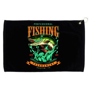 Professional Fishing Tournament Austin Texas 1994 Grommeted Golf Towel