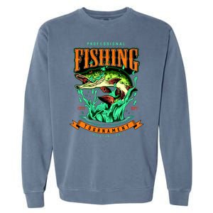 Professional Fishing Tournament Austin Texas 1994 Garment-Dyed Sweatshirt