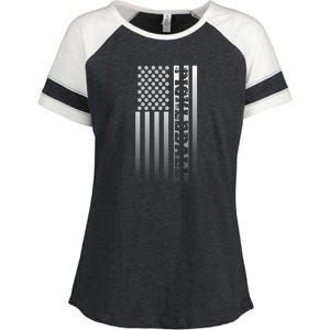 Pickleball Flag Transparent Vertical Enza Ladies Jersey Colorblock Tee