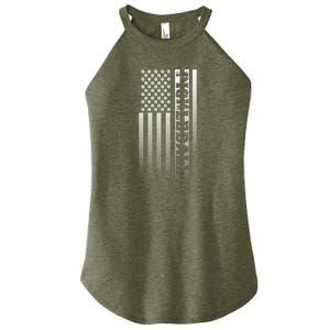 Pickleball Flag Transparent Vertical Women's Perfect Tri Rocker Tank