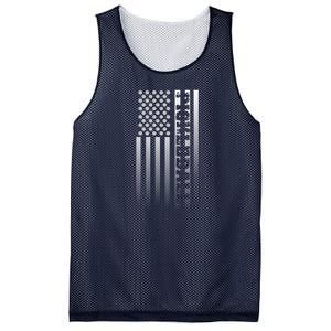 Pickleball Flag Transparent Vertical Mesh Reversible Basketball Jersey Tank