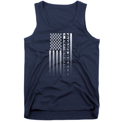 Pickleball Flag Transparent Vertical Tank Top