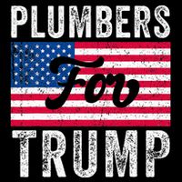 Plumbers For Trump Usa Flag 2024 Election 7-Panel Snapback Hat