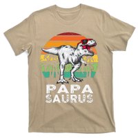 Papasaurus Funny T Rex Dinosaur Papa Saurus Family Matching T-Shirt