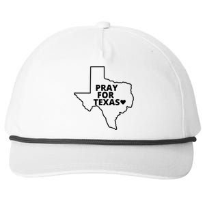 Pray For Texas Uvalde Strong Snapback Five-Panel Rope Hat