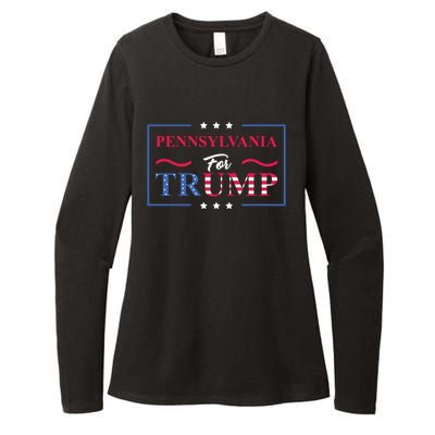 Pennsylvania For Trump Pro Vote Republican 2020 Gift Womens CVC Long Sleeve Shirt