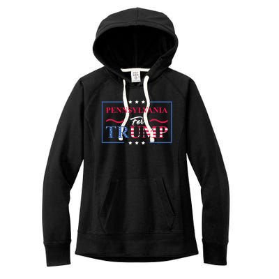 Pennsylvania For Trump Pro Vote Republican 2020 Gift Women's Fleece Hoodie