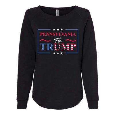 Pennsylvania For Trump Pro Vote Republican 2020 Gift Womens California Wash Sweatshirt