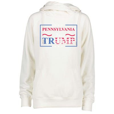 Pennsylvania For Trump Pro Vote Republican 2020 Gift Womens Funnel Neck Pullover Hood