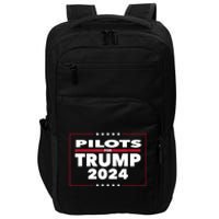 Pilots For Trump 2024 President Republican Pilots Impact Tech Backpack