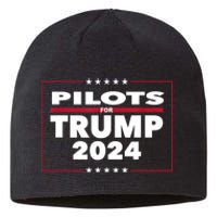 Pilots For Trump 2024 President Republican Pilots Sustainable Beanie