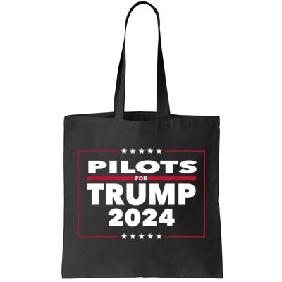 Pilots For Trump 2024 President Republican Pilots Tote Bag