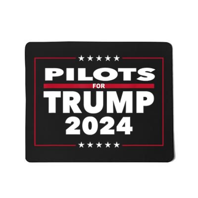 Pilots For Trump 2024 President Republican Pilots Mousepad