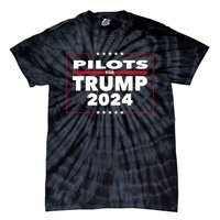 Pilots For Trump 2024 President Republican Pilots Tie-Dye T-Shirt