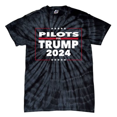 Pilots For Trump 2024 President Republican Pilots Tie-Dye T-Shirt