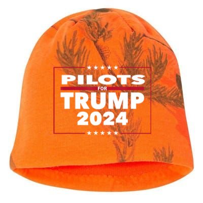 Pilots For Trump 2024 President Republican Pilots Kati - Camo Knit Beanie