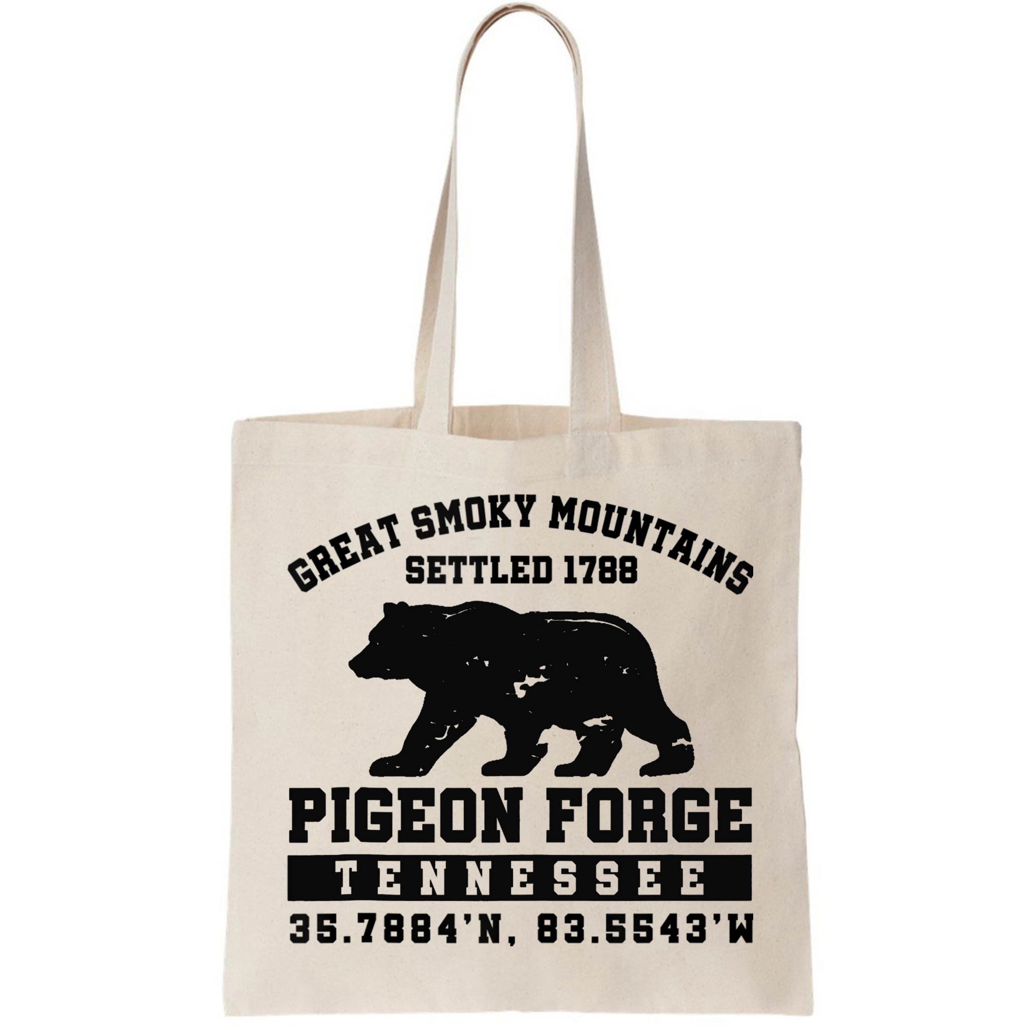 Pigeon Forge Tennessee Bear Great Smoky Mountains Bag
