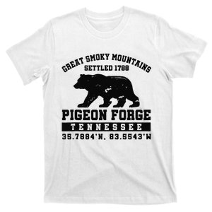 Pigeon Forge Tennessee Bear Great Smoky Mountains T-Shirt