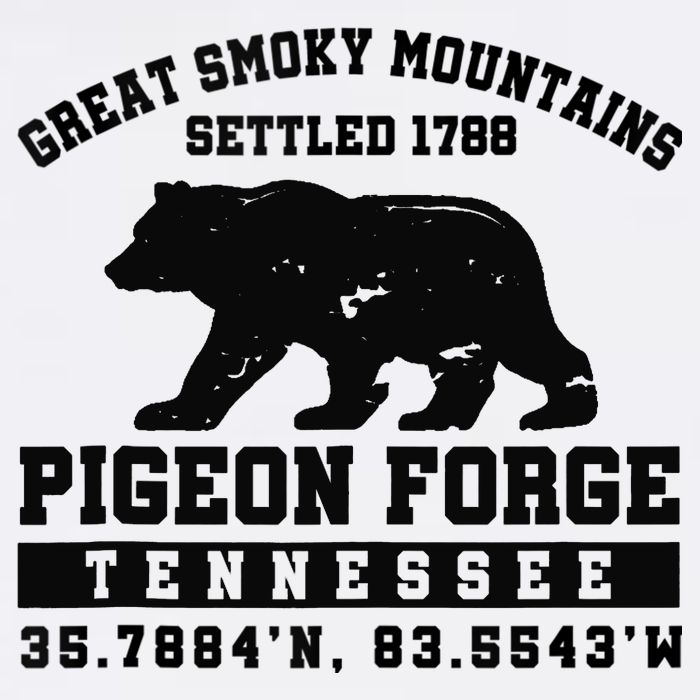 Pigeon Forge Tennessee Bear Great Smoky Mountains Visor