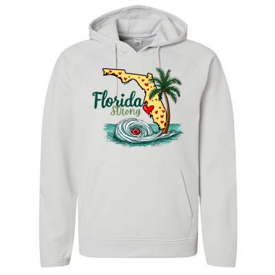 Pray For Tampa Bay Florida Strong Performance Fleece Hoodie