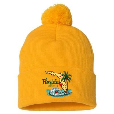 Pray For Tampa Bay Florida Strong Pom Pom 12in Knit Beanie