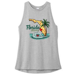 Pray For Tampa Bay Florida Strong Ladies PosiCharge Tri-Blend Wicking Tank