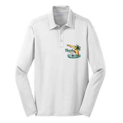 Pray For Tampa Bay Florida Strong Silk Touch Performance Long Sleeve Polo