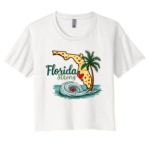 Pray For Tampa Bay Florida Strong Women's Crop Top Tee