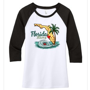 Pray For Tampa Bay Florida Strong Women's Tri-Blend 3/4-Sleeve Raglan Shirt