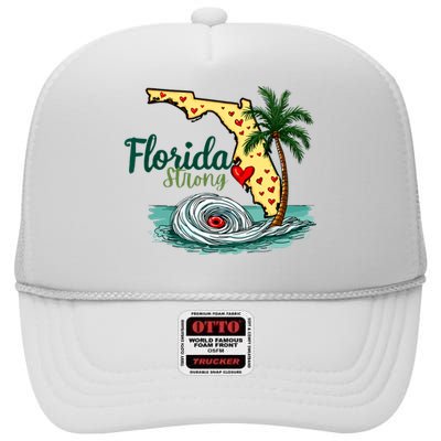 Pray For Tampa Bay Florida Strong High Crown Mesh Back Trucker Hat