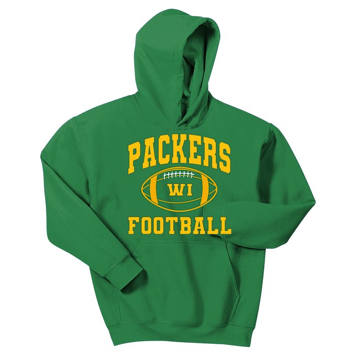 Packers Football Team Fan Kids Hoodie