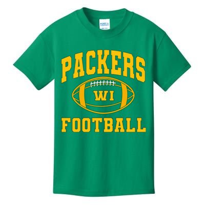 Packers Football Team Fan Kids T-Shirt