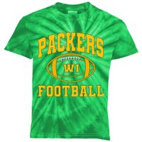 Packers Football Team Fan Kids Tie-Dye T-Shirt