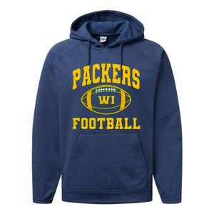 Packers Football Team Fan Performance Fleece Hoodie