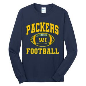 Packers Football Team Fan Tall Long Sleeve T-Shirt