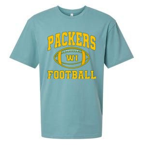 Packers Football Team Fan Sueded Cloud Jersey T-Shirt