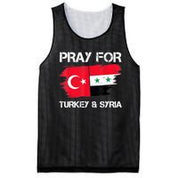 Pray For Turkey & Syria Flag Earthquake In Turkey Syria Mesh Reversible Basketball Jersey Tank