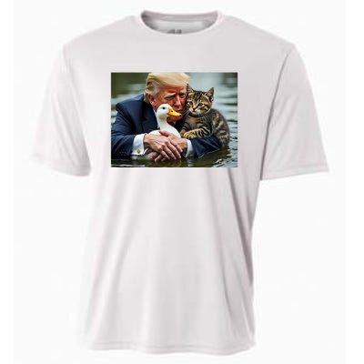 Pets For Trump Protect Our Pets Save Our Pets Cooling Performance Crew T-Shirt