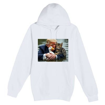 Pets For Trump Protect Our Pets Save Our Pets Premium Pullover Hoodie