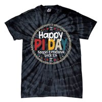 Pi For Teacher Vintage 314 Pi Digits Happy Pi Day Tie-Dye T-Shirt