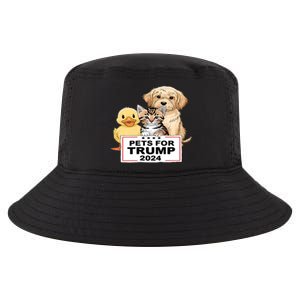 Pets For Trump Duck Cat Dog Donald Trump 2024 Cool Comfort Performance Bucket Hat