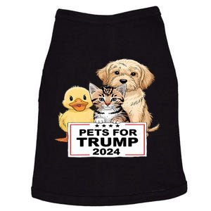 Pets For Trump Duck Cat Dog Donald Trump 2024 Doggie Tank