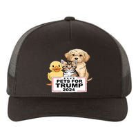 Pets For Trump Duck Cat Dog Donald Trump 2024 Yupoong Adult 5-Panel Trucker Hat