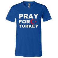 Pray For Turkey Earthquake In Turkey V-Neck T-Shirt