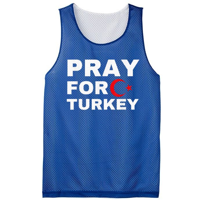 Pray For Turkey Earthquake In Turkey Mesh Reversible Basketball Jersey Tank