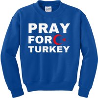 Pray For Turkey Earthquake In Turkey Kids Sweatshirt