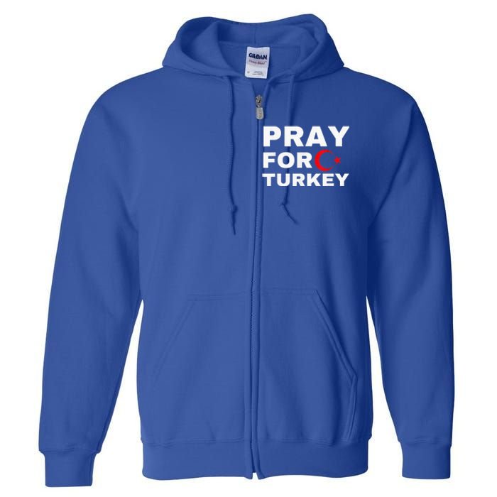 Pray For Turkey Earthquake In Turkey Full Zip Hoodie