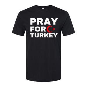 Pray For Turkey Earthquake In Turkey Softstyle CVC T-Shirt