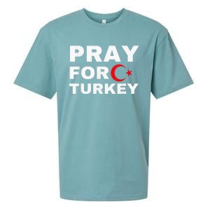 Pray For Turkey Earthquake In Turkey Sueded Cloud Jersey T-Shirt