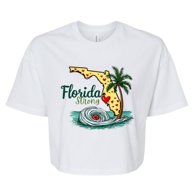 Pray For Tampa Bay Florida Strong Bella+Canvas Jersey Crop Tee